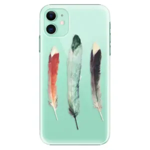 Plastové puzdro iSaprio - Three Feathers - iPhone 11