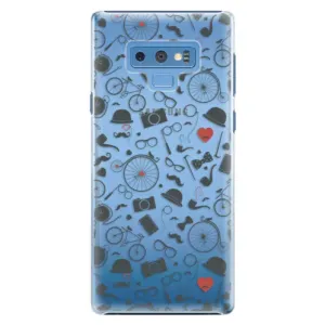Plastové puzdro iSaprio - Vintage Pattern 01 - black - Samsung Galaxy Note 9