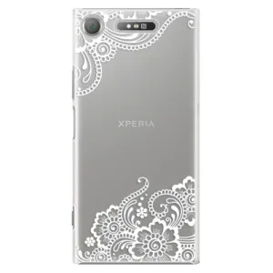 Plastové puzdro iSaprio - White Lace 02 - Sony Xperia XZ1