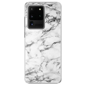Plastové puzdro iSaprio - White Marble 01 - Samsung Galaxy S20 Ultra