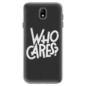 Plastové puzdro iSaprio - Who Cares - Samsung Galaxy J7 2017