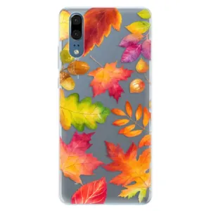 Silikónové puzdro iSaprio - Autumn Leaves 01 - Huawei P20