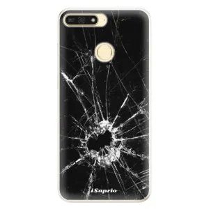 Silikónové puzdro iSaprio - Broken Glass 10 - Huawei Honor 7A