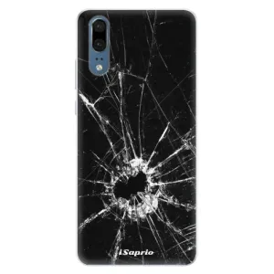 Silikónové puzdro iSaprio - Broken Glass 10 - Huawei P20