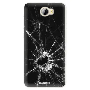 Silikónové puzdro iSaprio - Broken Glass 10 - Huawei Y5 II / Y6 II Compact