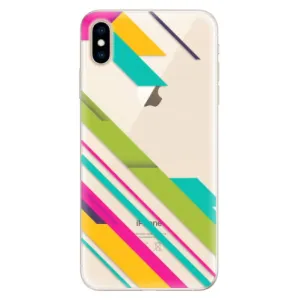 Silikónové puzdro iSaprio - Color Stripes 03 - iPhone XS Max