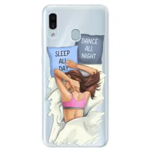 Silikónové puzdro iSaprio - Dance and Sleep - Samsung Galaxy A30