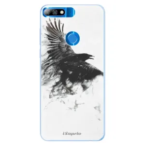 Silikónové puzdro iSaprio - Dark Bird 01 - Huawei Y7 Prime 2018