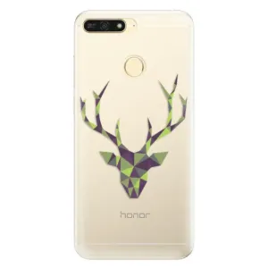 Silikónové puzdro iSaprio - Deer Green - Huawei Honor 7A