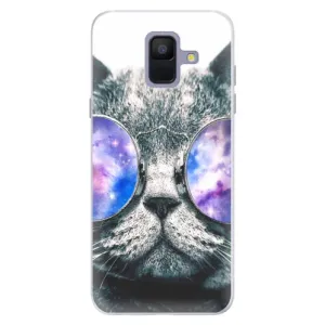 Silikonové pouzdro iSaprio - Galaxy Cat - Samsung Galaxy A6