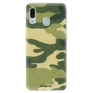 Silikónové puzdro iSaprio - Green Camuflage 01 - Samsung Galaxy A30