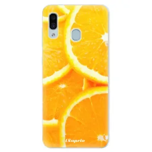 Silikónové puzdro iSaprio - Orange 10 - Samsung Galaxy A30
