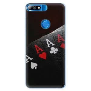 Silikónové puzdro iSaprio - Poker - Huawei Y7 Prime 2018