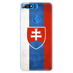 Silikónové puzdro iSaprio - Slovakia Flag - Huawei Y7 Prime 2018