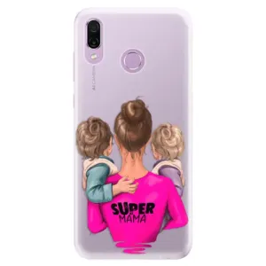 Silikónové puzdro iSaprio - Super Mama - Two Boys - Huawei Honor Play