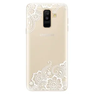 Silikónové puzdro iSaprio - White Lace 02 - Samsung Galaxy A6+