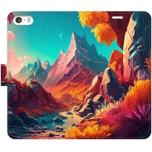 iSaprio flip puzdro Colorful Mountains pre iPhone 5/5S/SE