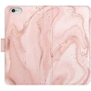 iSaprio flip puzdro RoseGold Marble pre iPhone 6/6S