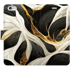 iSaprio flip puzdro BlackGold Marble na iPhone 6/6S