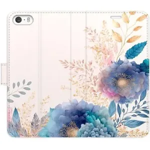 iSaprio flip puzdro Ornamental Flowers 03 pre iPhone 5/5S/SE