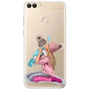 iSaprio Kissing Mom – Blond and Boy pre Huawei P Smart