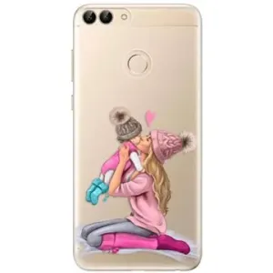 iSaprio Kissing Mom – Blond and Girl pre Huawei P Smart