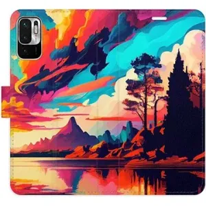 iSaprio flip puzdro Colorful Mountains 02 pre Xiaomi Redmi Note 10 5G