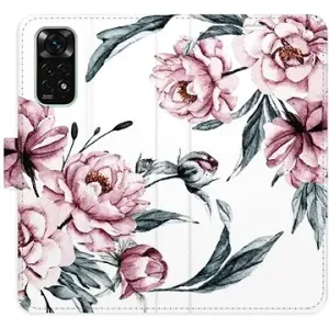 iSaprio flip puzdro Pink Flowers pre Xiaomi Redmi Note 11/Note 11S