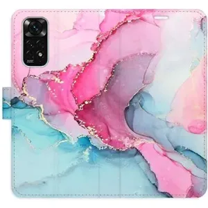 iSaprio flip puzdro PinkBlue Marble pre Xiaomi Redmi Note 11/Note 11S