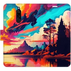 iSaprio flip pouzdro Colorful Mountains 02 pro Xiaomi Redmi 8