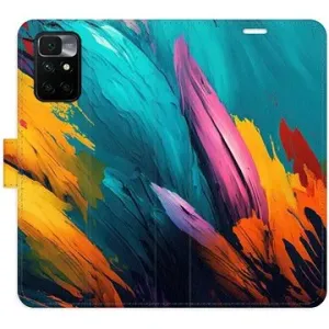 iSaprio flip puzdro Orange Paint 02 pre Xiaomi Redmi 10