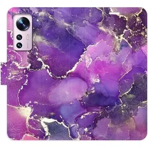 iSaprio flip puzdro Purple Marble pre Xiaomi 12/12X