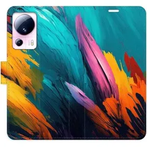 iSaprio flip puzdro Orange Paint 02 pre Xiaomi 13 Lite