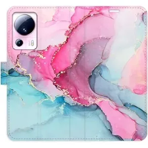 iSaprio flip puzdro PinkBlue Marble na Xiaomi 13 Lite