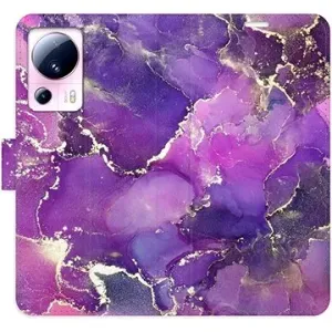 iSaprio flip puzdro Purple Marble pre Xiaomi 13 Lite