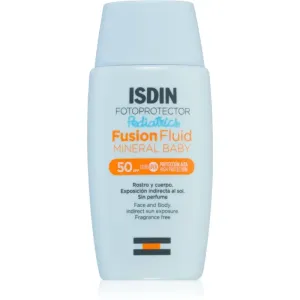 ISDIN Fotoprotector Fusion Fluid Mneral Baby minerálny krém na opaľovanie pre deti SPF 50 50 ml