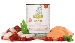 ISEGRIM dog Adult Goose with Sweet Potato, Rose Hip&Wild Herbs konzervy pre psy 6x800g