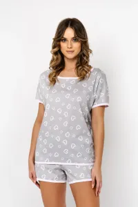 Dámske pyžamo Italian Fashion Noelie - krátke Svetlosivá M