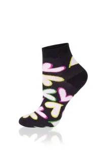 Kotníkové ponožky Italian Fashion S142Z Galia Čierno-farebná 39-41