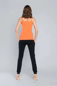 Ibiza T-shirt with narrow straps - orange #8439090