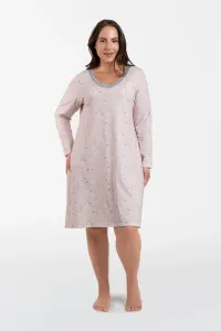 Retro nočná košeľa Italian Fashion Simona - bavlna Staroružová M
