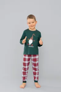 Detské pyžamo Italian Fashion Moss - bavlna Zelená 8 let