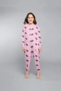 Pumba Children's Jumpsuit with Long Sleeves, Long Pants - Wild Pink #2350047