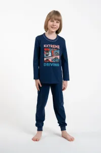 Chlapčenské pyžamo Italian Fashion Explore - bavlna Tmavomodrá 12 let