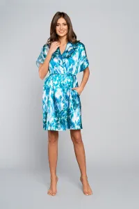 Pacific bathrobe with short sleeves - floral print #8354555