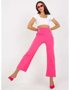 Dámske nohavice s vysokým pásom TRIDA pink