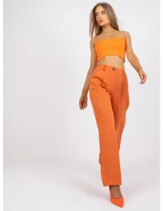 Dámske nohavice so širokými nohavicami JOSE orange