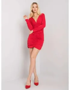 Dámske plisované šaty JANE červené