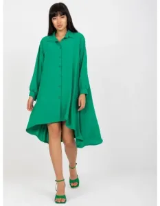 Dámske šaty EMYSER s dlhými rukávmi zelené
