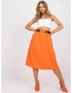 Dámska elegantná trapézová sukňa IRIS oranžová
